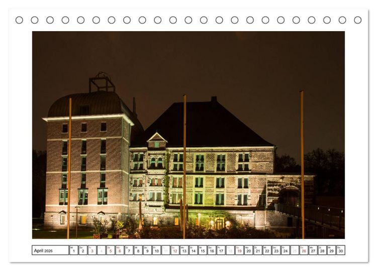 Produktbild: Burgen und Schl&ouml;sser im n&ouml;rdlichen Ruhrgebiet (Tischkalender 2026 DIN A5 quer), CALVENDO Monatskalender