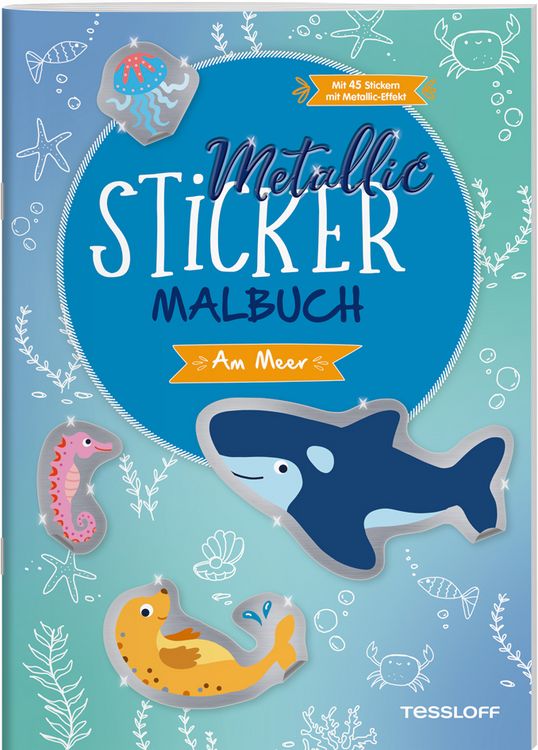 Produktbild: Metallic-Sticker Malbuch. Am Meer