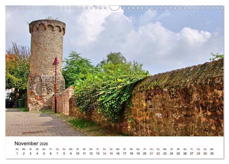 Produktbild: Wiesloch - Spaziergang durch die Altstadt (Wandkalender 2026 DIN A3 quer), CALVENDO Monatskalender