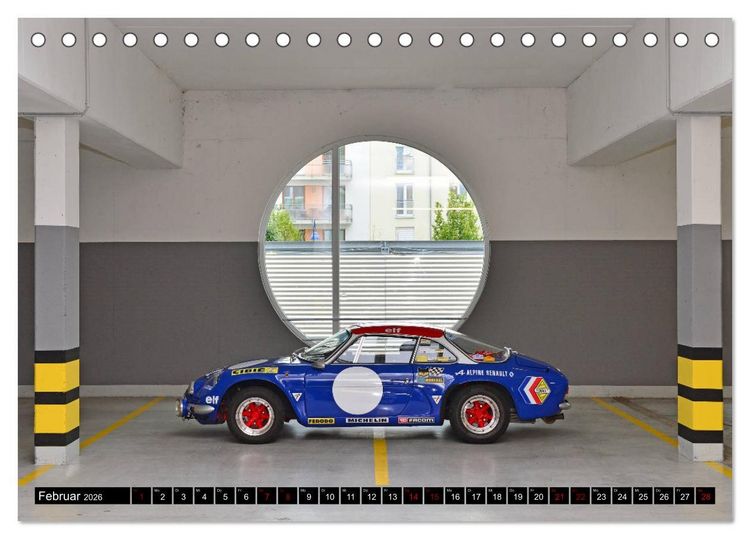Produktbild: Renault Alpine A110 (Tischkalender 2026 DIN A5 quer), CALVENDO Monatskalender