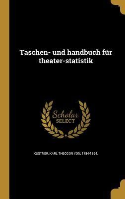 Produktbild: Taschen- und handbuch f&uuml;r theater-statistik