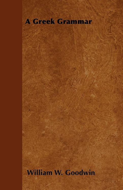 Produktbild: A Greek Grammar