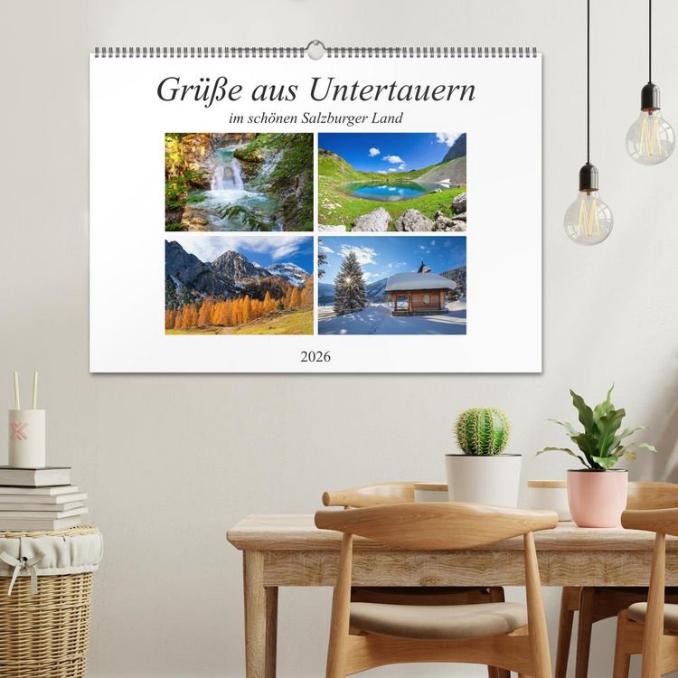 Produktbild: Gr&uuml;&szlig;e aus Untertauern (Wandkalender 2026 DIN A2 quer), CALVENDO Monatskalender