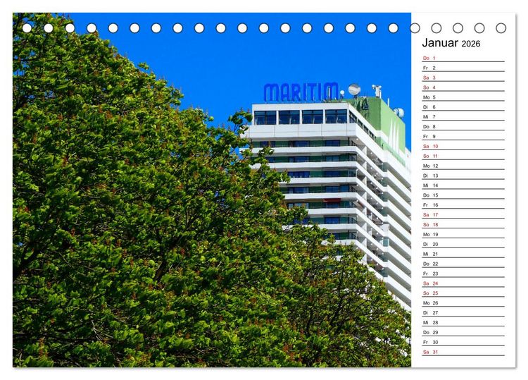 Produktbild: Travem&uuml;nder Durchblicke (Tischkalender 2026 DIN A5 quer), CALVENDO Monatskalender
