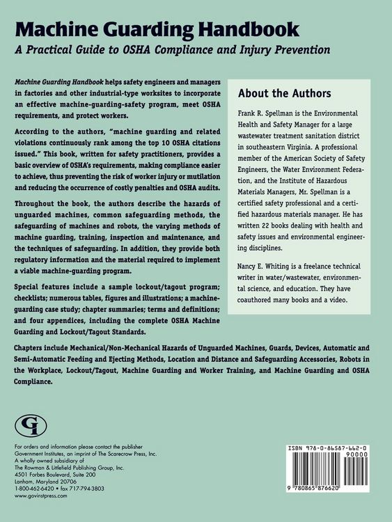Produktbild: Machine Guarding Handbook