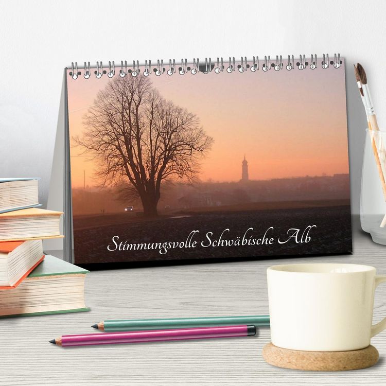 Produktbild: Stimmungsvolle Schw&auml;bische Alb (Tischkalender 2026 DIN A5 quer), CALVENDO Monatskalender