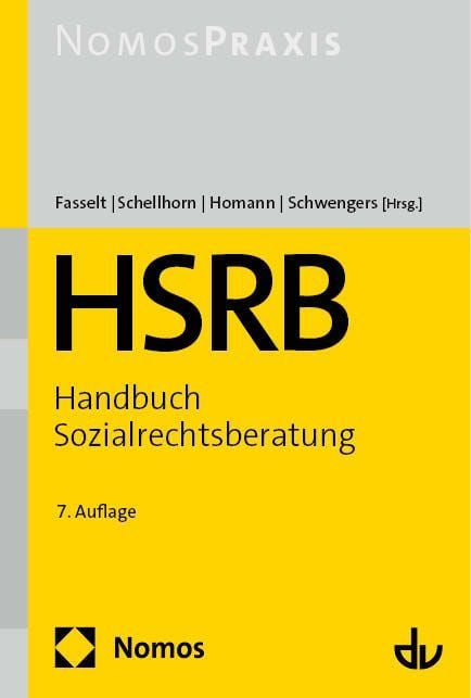 Produktbild: HSRB &ndash; Handbuch Sozialrechtsberatung