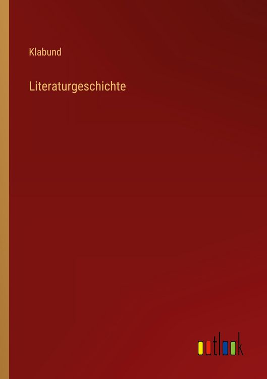 Produktbild: Literaturgeschichte