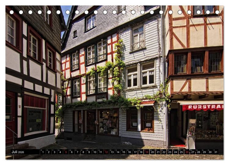 Produktbild: Stadtansichten, Monschau die Altstadt (Tischkalender 2026 DIN A5 quer), CALVENDO Monatskalender
