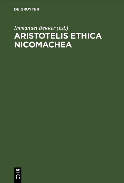 Produktbild: Aristotelis ethica nicomachea