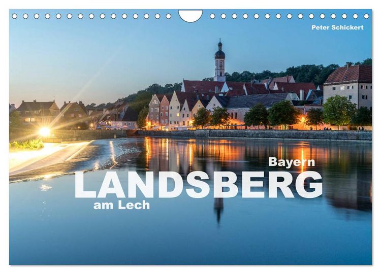 Produktbild: Landsberg am Lech (Wandkalender 2026 DIN A4 quer), CALVENDO Monatskalender