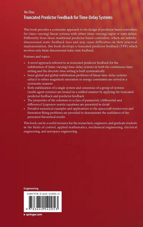 Produktbild: Truncated Predictor Feedback for Time-Delay Systems