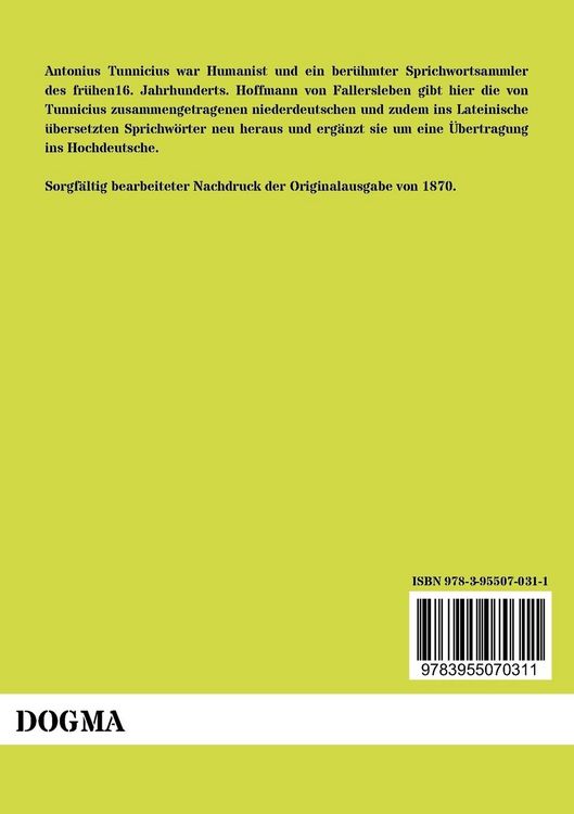 Produktbild: Die &auml;lteste niederdeutsche Sprichw&ouml;rtersammlung