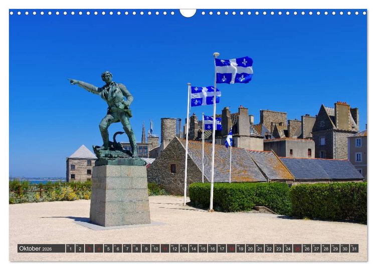 Produktbild: Saint Malo - Stadt der Korsaren (Wandkalender 2026 DIN A3 quer), CALVENDO Monatskalender