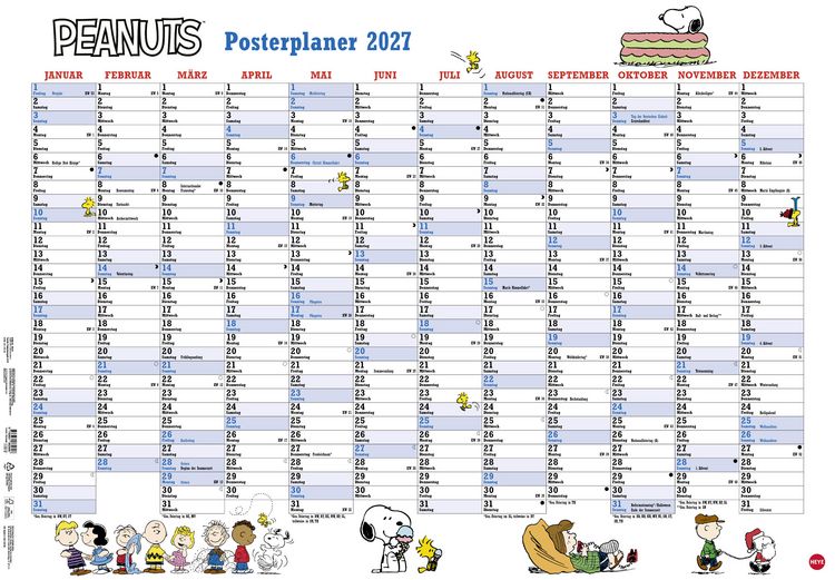 Produktbild: Peanuts Posterplaner gro&szlig;