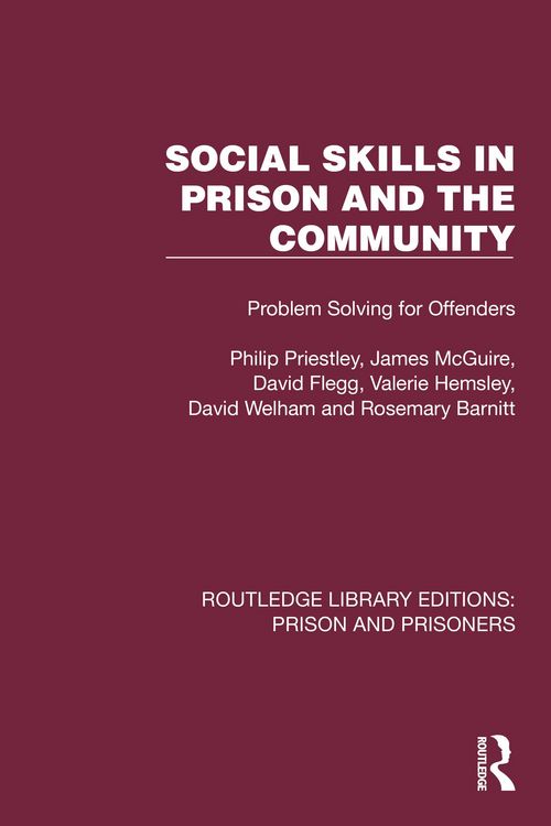Produktbild: Social Skills in Prison and the Community