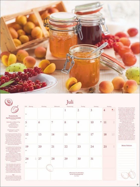 Produktbild: K&uuml;chenkalender Broschur XL 2027
