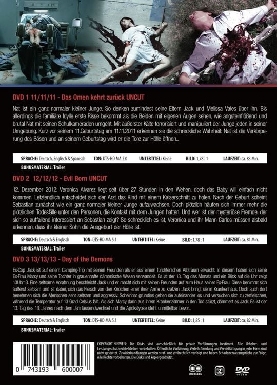 Produktbild: SLASHER DVD BUNDLE NR.6 [3 DVDs]