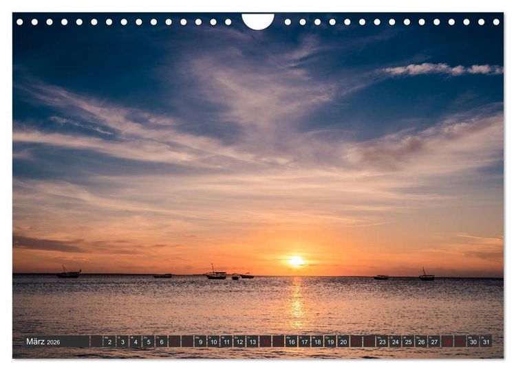 Produktbild: Karibu Sansibar (Wandkalender 2026 DIN A4 quer), CALVENDO Monatskalender