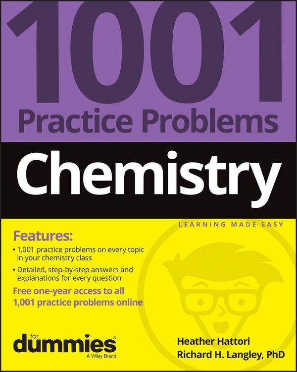 Produktbild: Chemistry: 1001 Practice Problems For Dummies (+ Free Online Practice)