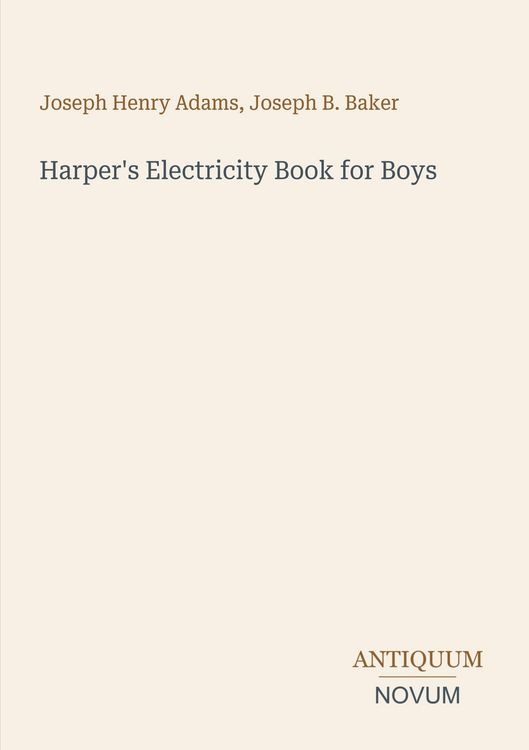 Produktbild: Harper's Electricity Book for Boys