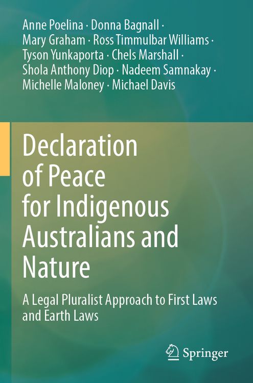 Produktbild: Declaration of Peace for Indigenous Australians and Nature
