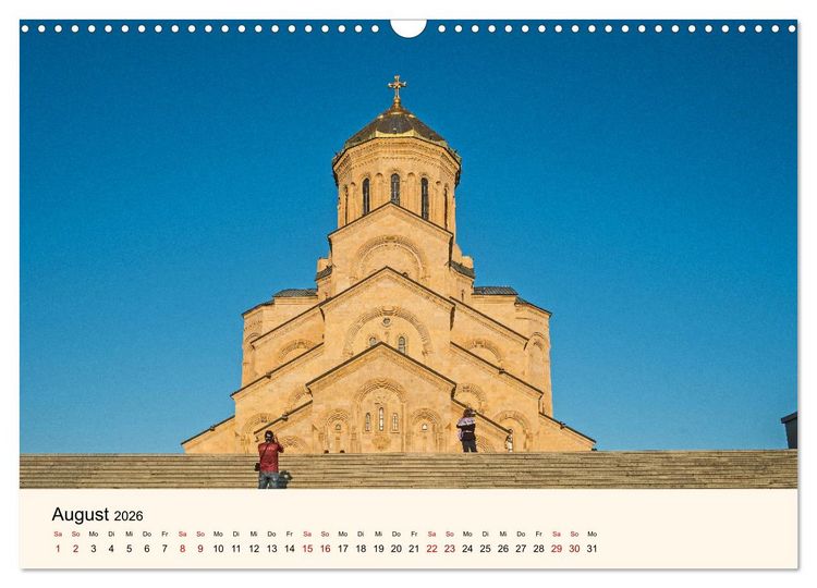 Produktbild: Tiflis - Die Metropole Georgiens (Wandkalender 2026 DIN A3 quer), CALVENDO Monatskalender