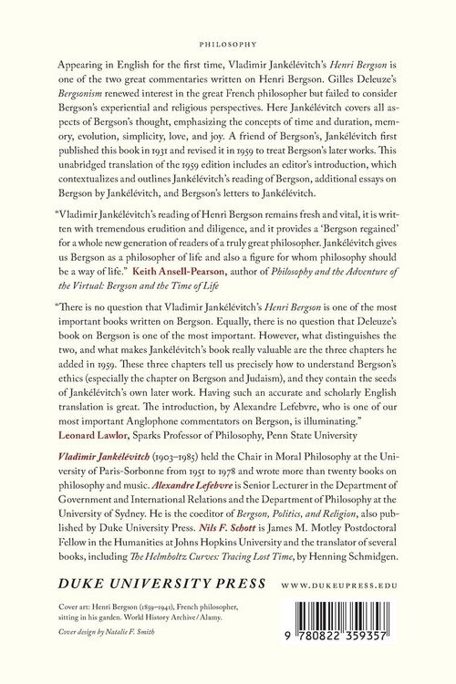 Produktbild: Henri Bergson