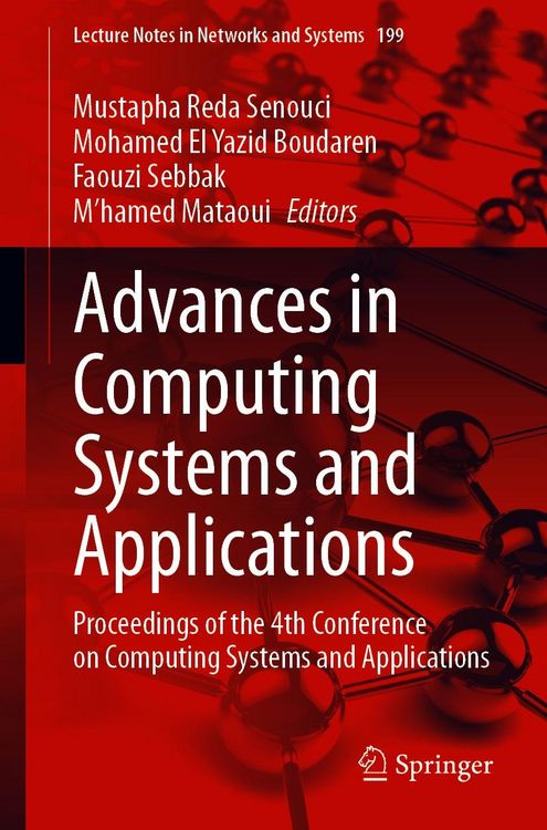 Produktbild: Advances in Computing Systems and Applications