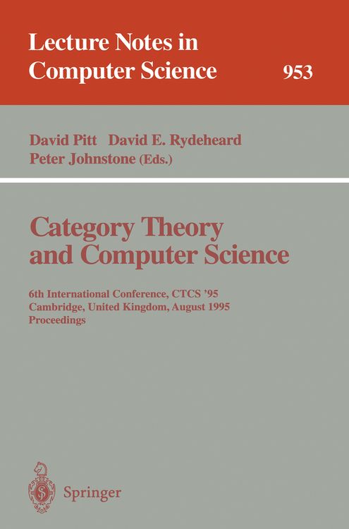 Produktbild: Category Theory and Computer Science