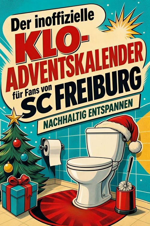 Produktbild: Der inoffizielle Klo-Adventskalender f&uuml;r Fans von SC Freiburg