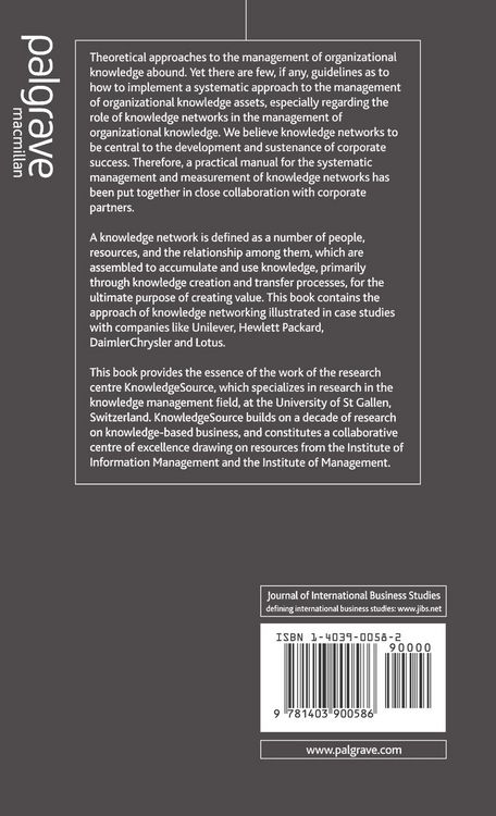 Produktbild: Getting Real About Knowledge Networks