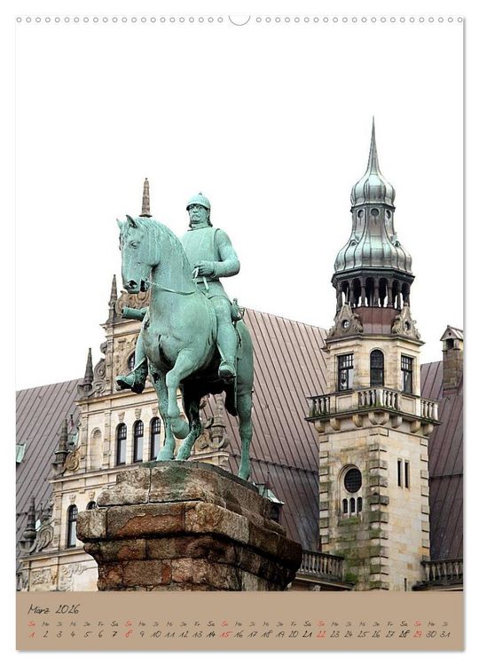 Produktbild: Sch&ouml;ne alte Hansestadt Bremen (hochwertiger Premium Wandkalender 2026 DIN A2 hoch), Kunstdruck in Hochglanz