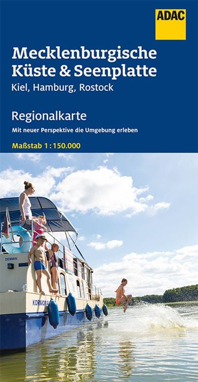 Produktbild: ADAC Regionalkarte Deutschland Blatt 2 Mecklenburgische Küste und Seenplatte