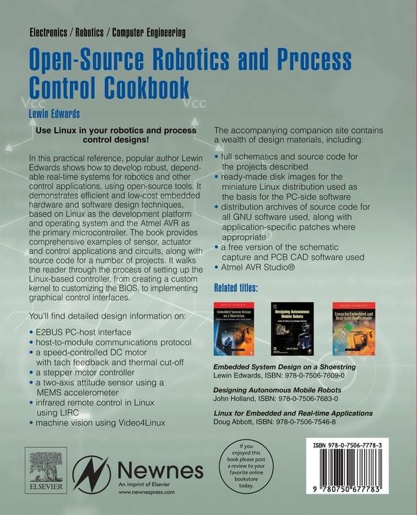 Produktbild: Open-Source Robotics and Process Control Cookbook