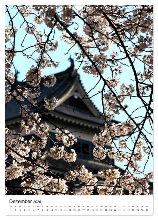 Produktbild: Japan - Kirschbl&uuml;ten (Wandkalender 2026 DIN A3 hoch), CALVENDO Monatskalender