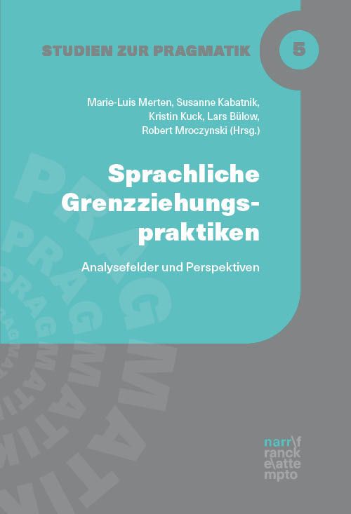 Produktbild: Sprachliche Grenzziehungspraktiken