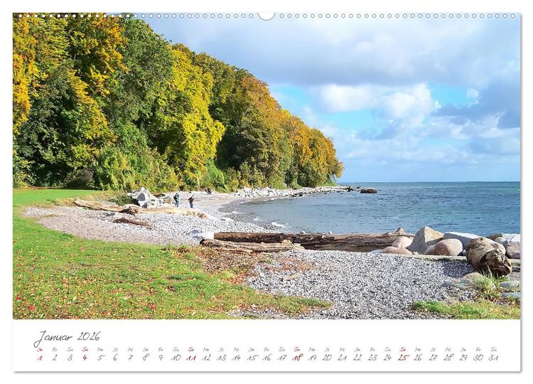 Produktbild: Mein Sassnitz - Hafenstadt und Erholungsort an der Kreidek&uuml;ste von R&uuml;gen (hochwertiger Premium Wandkalender 2026 DIN A2 quer), Kunstdruck in Hochglanz