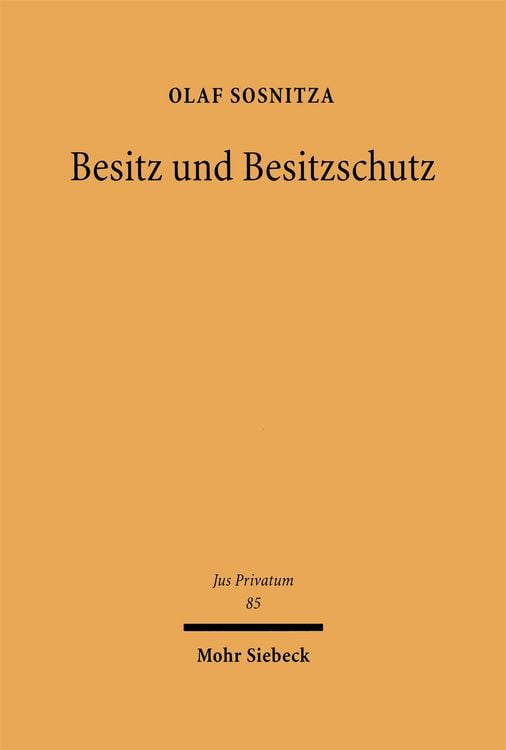 Produktbild: Besitz und Besitzschutz