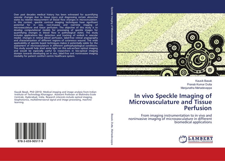Produktbild: In vivo Speckle Imaging of Microvasculature and Tissue Perfusion