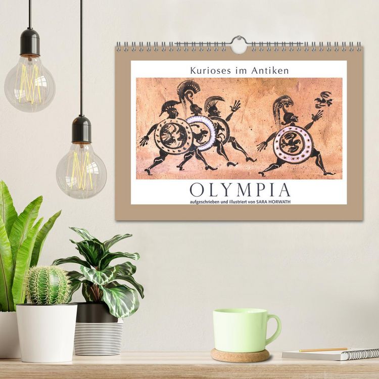 Produktbild: Kurioses im Antiken Olympia (Wandkalender 2027 DIN A4 quer), CALVENDO Monatskalender