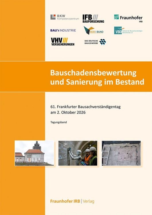 Produktbild: Bauschadensbewertung und Sanierung im Bestand