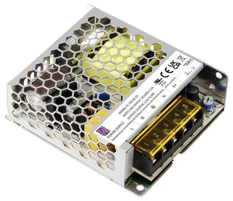Produktbild: TRU COMPONENTS TC-13493664 Netzteil / Stromversorgung 24 V/DC 2.2A 52.8W