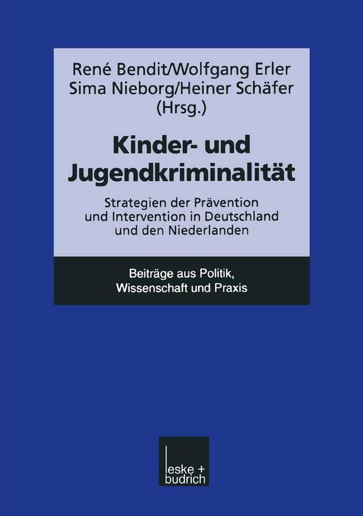 Produktbild: Kinder- und Jugendkriminalit&auml;t