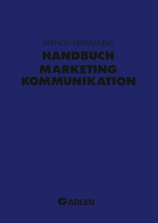 Produktbild: Handbuch Marketing-Kommunikation