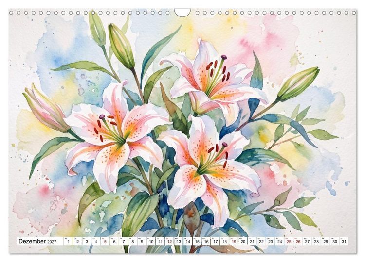 Produktbild: Bl&uuml;tenzauber des Sommers (Wandkalender 2027 DIN A3 quer), CALVENDO Monatskalender