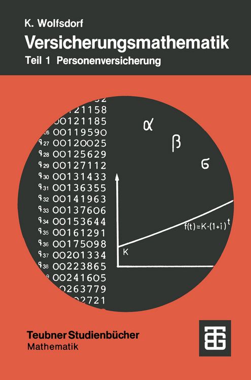Produktbild: Versicherungsmathematik I. Personenversicherung