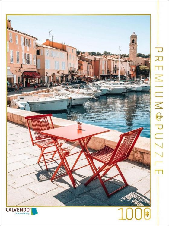 Produktbild: CALVENDO Puzzle Fischerhafen von Saint-Tropez | 1000 Teile Lege-Gr&ouml;&szlig;e 64x48cm Foto-Puzzle f&uuml;r gl&uuml;ckliche Stunden