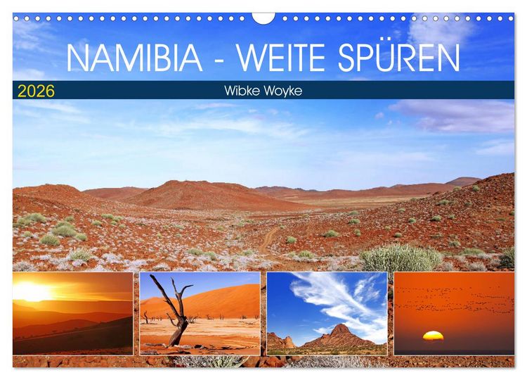 Produktbild: Namibia - Weite sp&uuml;ren (Wandkalender 2026 DIN A3 quer), CALVENDO Monatskalender