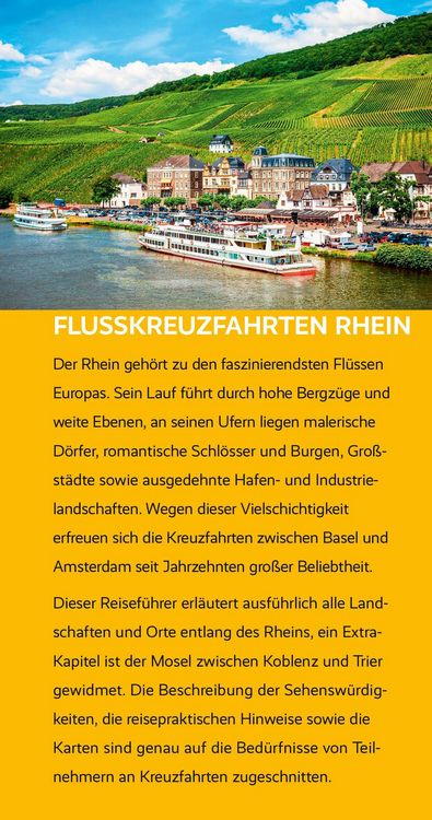 Produktbild: TRESCHER Reisef&uuml;hrer Flusskreuzfahrten Rhein